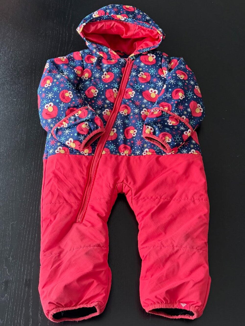 Roxy Elmo Toddler Snowsuit 18M | Pink Navy Snow Gear